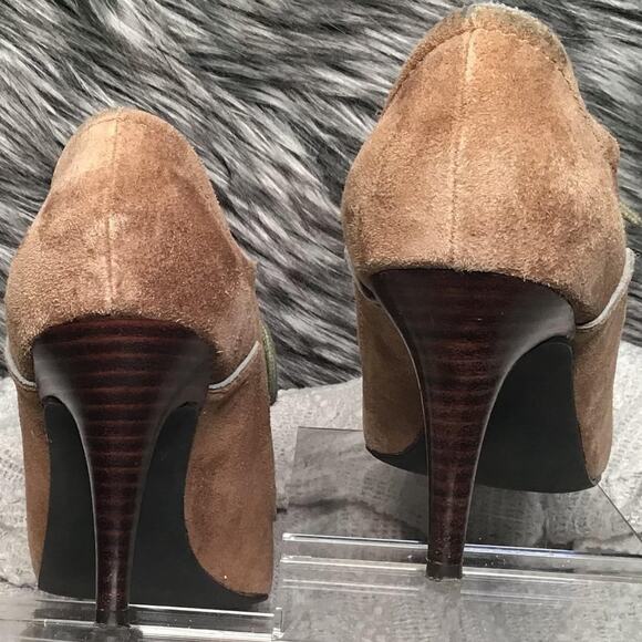 Loulou de la Falaise Peep Toe Booties - Size 7M - Picture 3 of 8